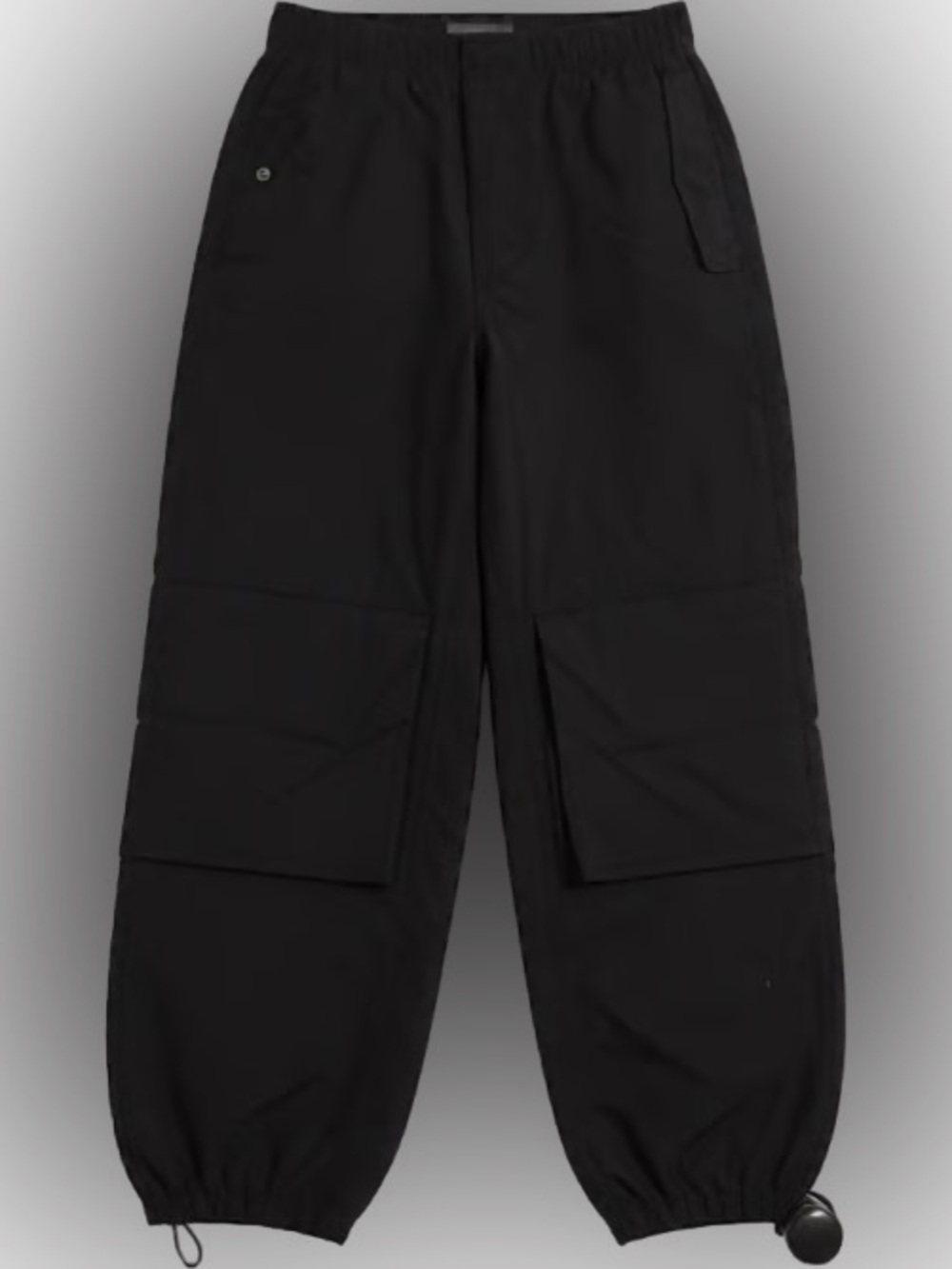 Bershka Black Utility Cargo Pants